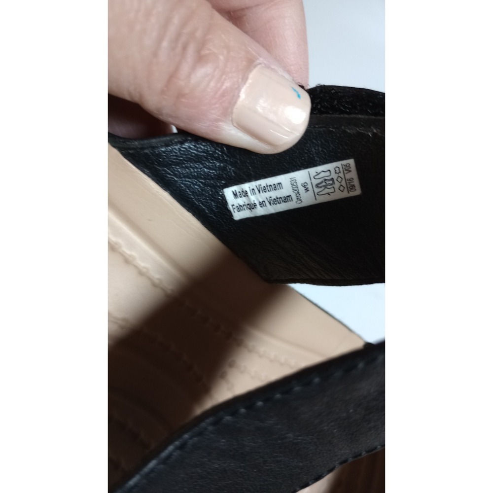 Womens Black Crocs Comfort Wedge Sandels Size 6 - Picture 6 of 8